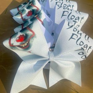 IT Pennywise cheer bow
